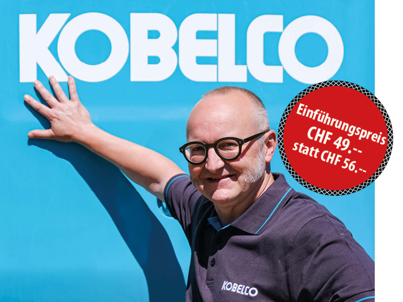 Das neue Hand-Kobelco-Polo-Shirt ist da: